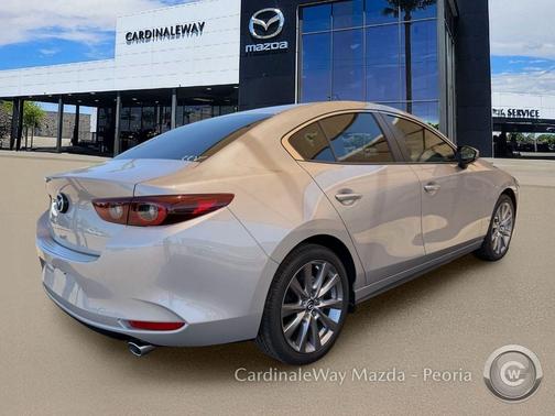 Platinum Quartz Metallic 2026 Mazda Mazda3 FWD w/Preferred Package
