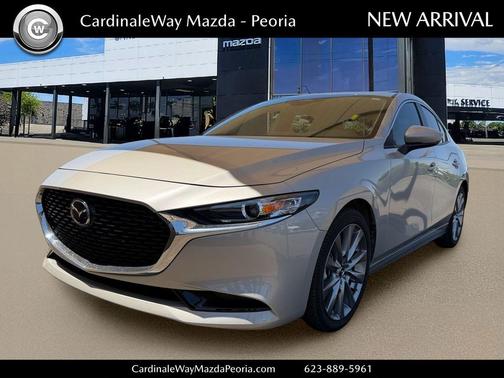 Platinum Quartz Metallic 2026 Mazda Mazda3 FWD w/Preferred Package
