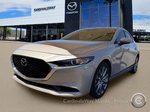 Platinum Quartz Metallic 2026 Mazda Mazda3 FWD w/Preferred Package