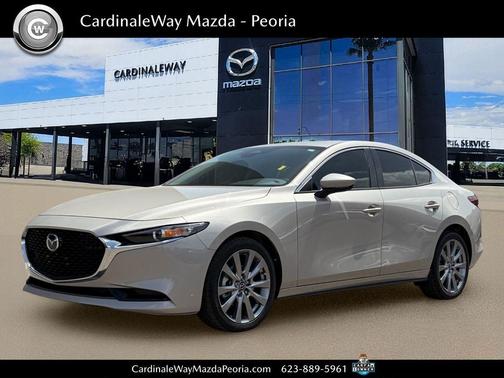 Platinum Quartz Metallic 2026 Mazda Mazda3 FWD w/Preferred Package