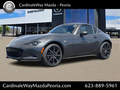 Machine Gray 2026 Mazda MX-5 Miata RF Grand Touring