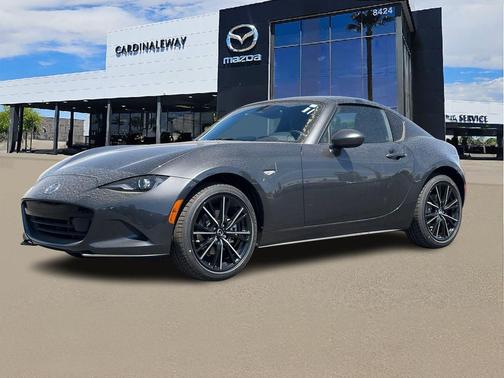 Machine Gray 2026 Mazda MX-5 Miata RF Grand Touring