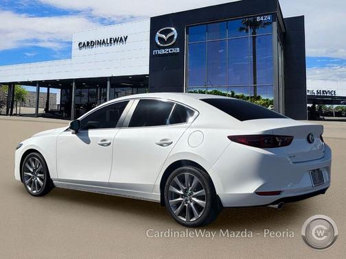 Snowflake White Pearl Mica 2025 Mazda Mazda3 FWD w/Preferred Package
