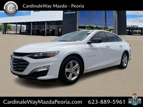 Summit White 2023 Chevrolet Malibu 1LS