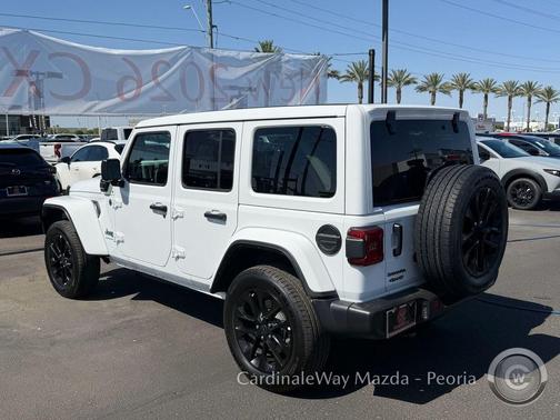 Bright White Clearcoat 2025 Jeep Wrangler 4xe Sahara