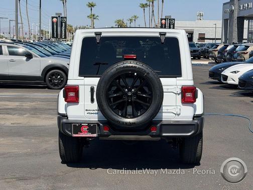 Bright White Clearcoat 2025 Jeep Wrangler 4xe Sahara