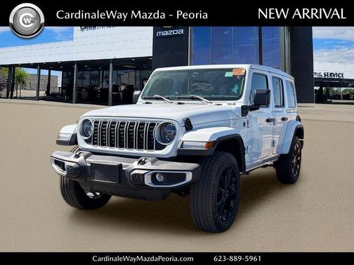 Bright White Clearcoat 2025 Jeep Wrangler 4xe Sahara