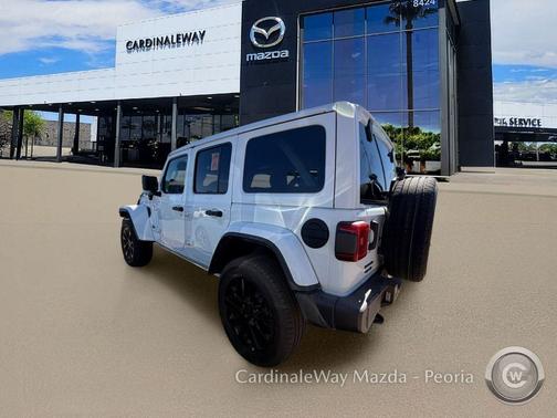 Bright White Clearcoat 2025 Jeep Wrangler 4xe Sahara