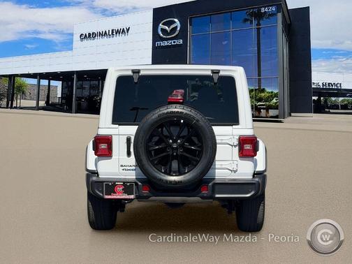 Bright White Clearcoat 2025 Jeep Wrangler 4xe Sahara