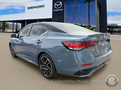 Atlantic Gray/Super Black 2025 Nissan Sentra SR