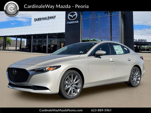 Platinum Quartz Metallic 2026 Mazda Mazda3 FWD w/Preferred Package