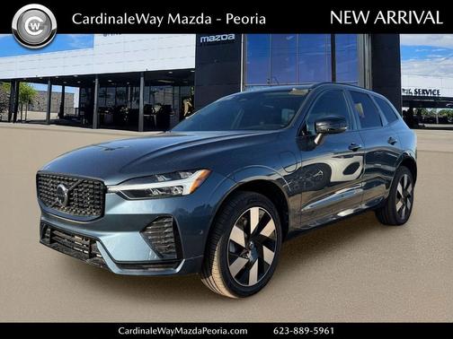 Denim Blue Metallic 2024 Volvo XC60 Recharge Plug-In Hybrid T8 Ultimate Dark Theme