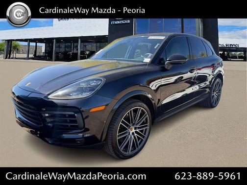 Black 2022 Porsche Cayenne Platinum Edition