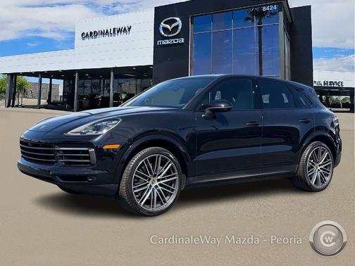 Black 2022 Porsche Cayenne Platinum Edition