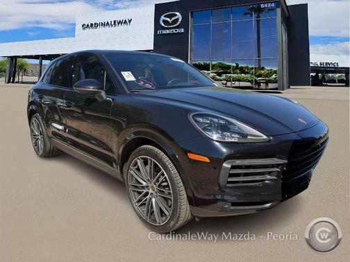 Black 2022 Porsche Cayenne Platinum Edition