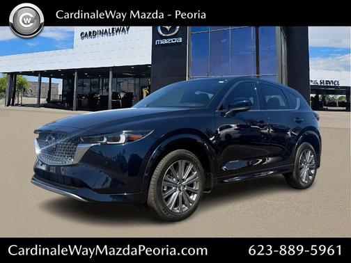 Deep Crystal Blue Mica 2025 Mazda CX-5 2.5 Turbo Signature
