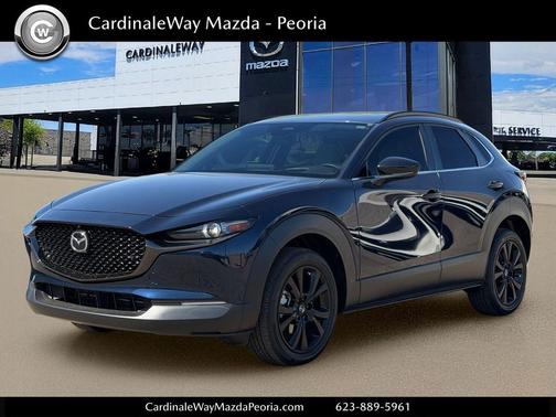 Deep Crystal Blue Mica 2025 Mazda CX-30 2.5 Turbo Premium Plus Package