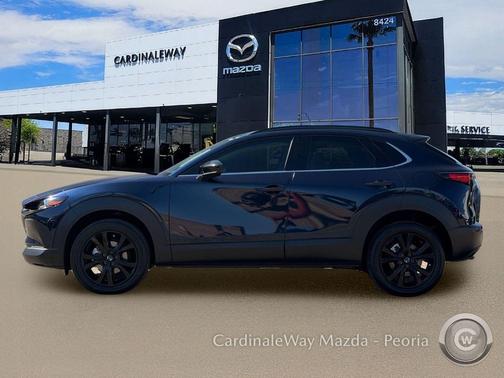 Deep Crystal Blue Mica 2025 Mazda CX-30 2.5 Turbo Premium Plus Package