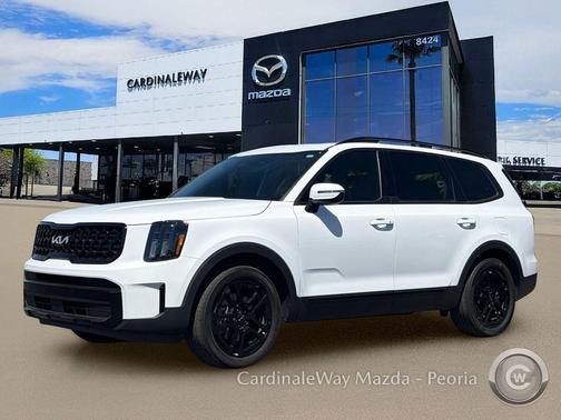 Glacial White Pearl 2024 Kia Telluride EX X-Line