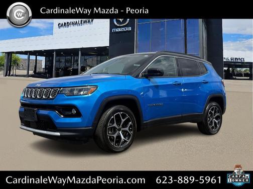 Hydro Blue Pearlcoat 2025 Jeep Compass Limited