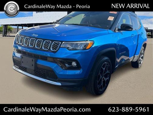 Hydro Blue Pearlcoat 2025 Jeep Compass Limited