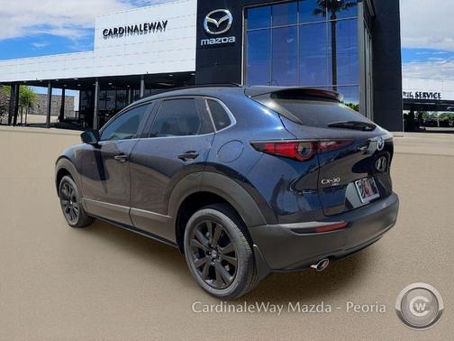 Deep Crystal Blue Mica 2025 Mazda CX-30 2.5 Turbo Premium Package