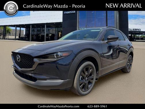 Deep Crystal Blue Mica 2025 Mazda CX-30 2.5 Turbo Premium Package