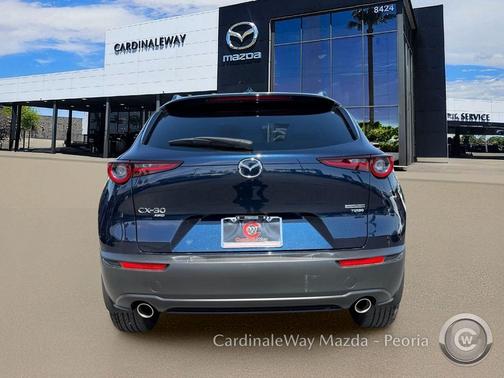 Deep Crystal Blue Mica 2025 Mazda CX-30 2.5 Turbo Premium Package