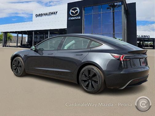 Stealth Grey 2025 Tesla Model 3 Long Range