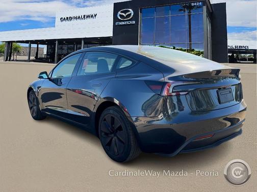 Stealth Grey 2025 Tesla Model 3 Long Range