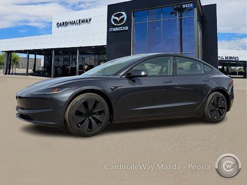 Stealth Grey 2025 Tesla Model 3 Long Range
