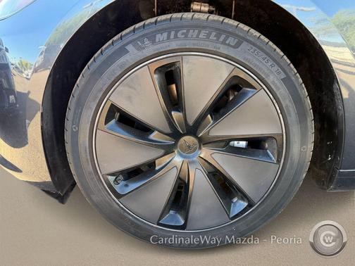 Stealth Grey 2025 Tesla Model 3 Long Range