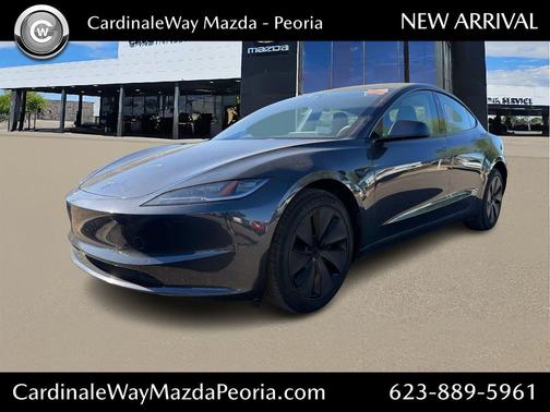 Stealth Grey 2025 Tesla Model 3 Long Range