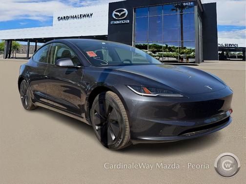 Stealth Grey 2025 Tesla Model 3 Long Range