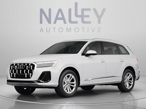 Carrara White 2025 Audi Q7 45 Premium Plus
