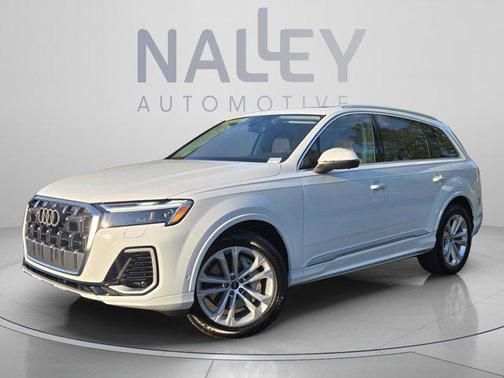 Carrara White 2025 Audi Q7 45 Premium Plus