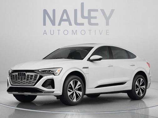 Glacier White Metallic 2024 Audi Q8 e-tron Premium Plus