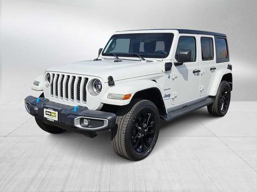 Bright White Clearcoat 2023 Jeep Wrangler 4xe Sahara