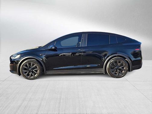 Solid Black 2022 Tesla Model X Plaid Tri Motor All-Wheel Drive