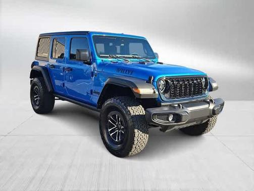Hydro Blue Pearlcoat 2024 Jeep Wrangler Willys