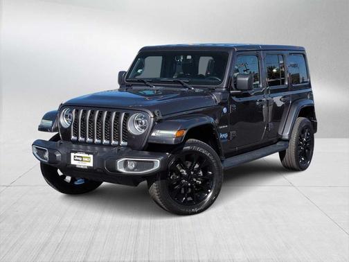Granite Crystal Metallic Clearcoat 2021 Jeep Wrangler Unlimited 4xe Sahara SUV