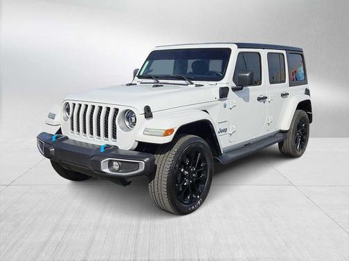 Bright White Clearcoat 2023 Jeep Wrangler 4xe Sahara