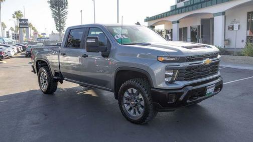 Sterling Gray Metallic 2024 Chevrolet Silverado 2500 Custom