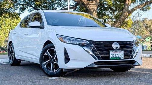 Cloud White 2024 Nissan Sentra SV