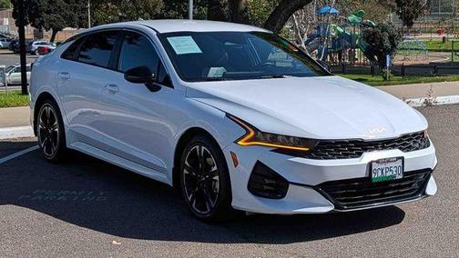 Glacial White Pearl 2022 Kia K5 GT-Line