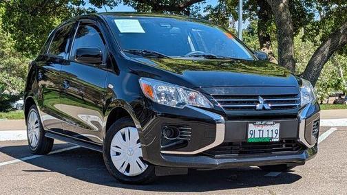 Jet Black Metallic 2024 Mitsubishi Mirage ES