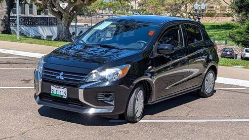 Jet Black Metallic 2024 Mitsubishi Mirage ES