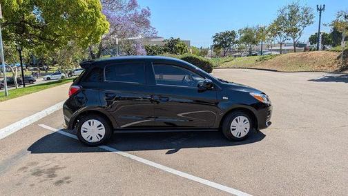 Jet Black Metallic 2024 Mitsubishi Mirage ES