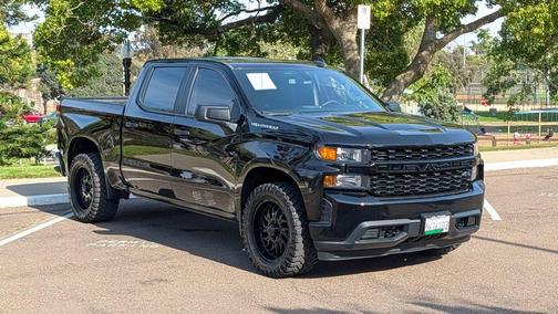 Black 2021 Chevrolet Silverado 1500 Custom