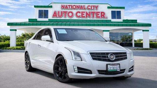 White Diamond Clearcoat 2013 Cadillac ATS 3.6L Premium